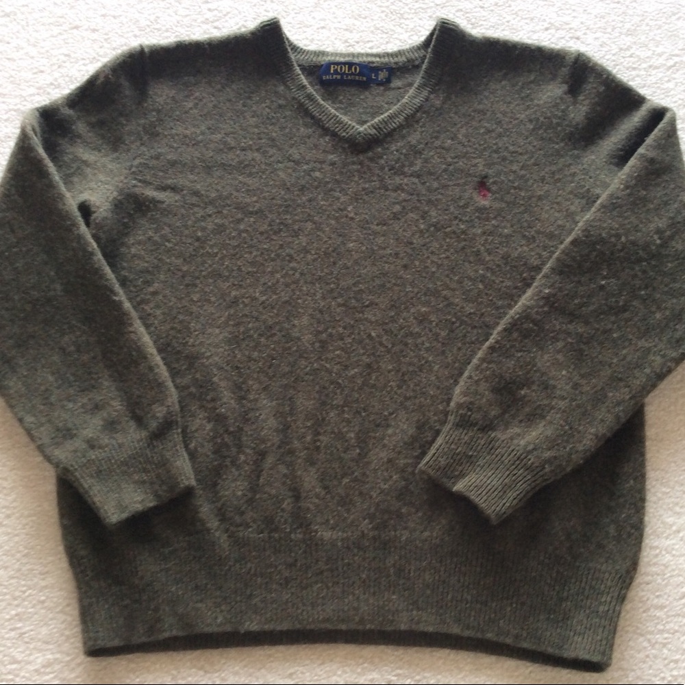 Polo by Ralph Lauren 100% Lambswool Sweater